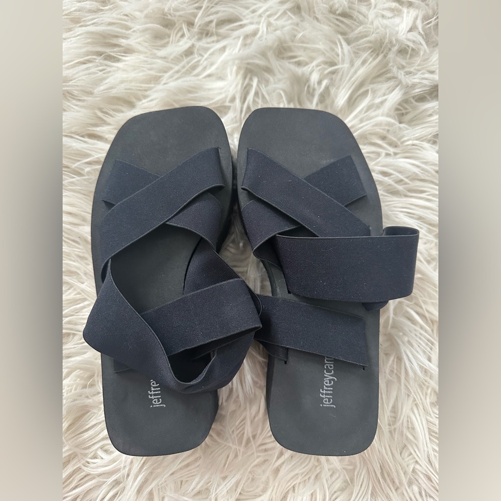 Y2K Platform foam starkly sandals size 6